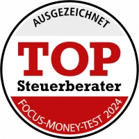 Auszeichnung Focus-Money-Test 2024 als TOP-Steuerberater